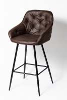 Барный стул UDC 9124 коричневый